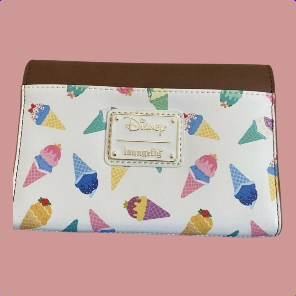 Disney Princess Lounge Fly Ice Cream Cone Wallet~NWT - Picture 7 of 9
